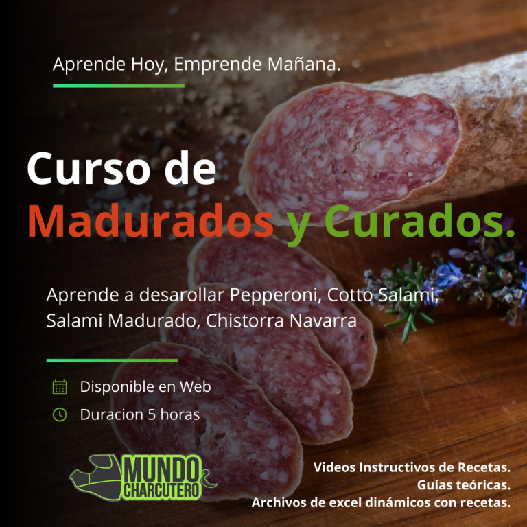 Curso de Embutidos Madurados y Curados